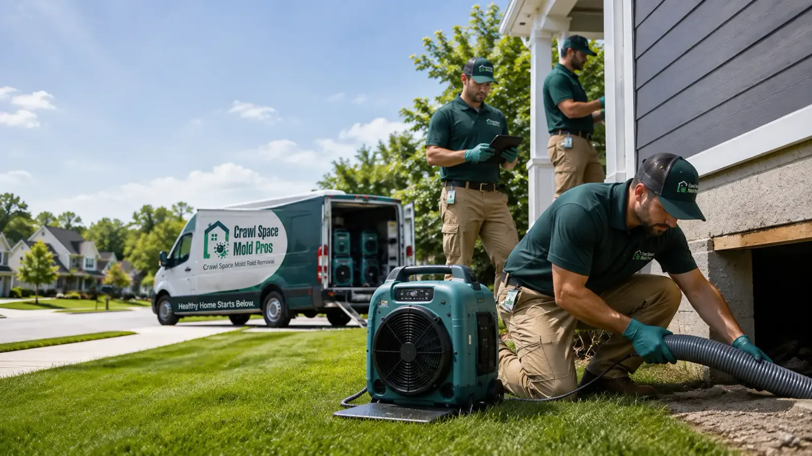 Crawl Space Mold Removal in Redlands, CA
